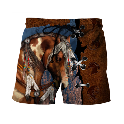 Brown Horse 3D All Over Printed Shirts TR1606201S