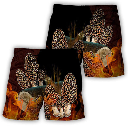 Beautiful Morels mushrooms 3D all over printing shirts for men and women TR260201 - Amaze Style™-Apparel