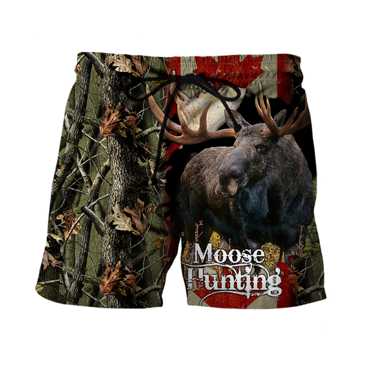 Canada Moose Hunting Legend 3D All Over Print Hoodie