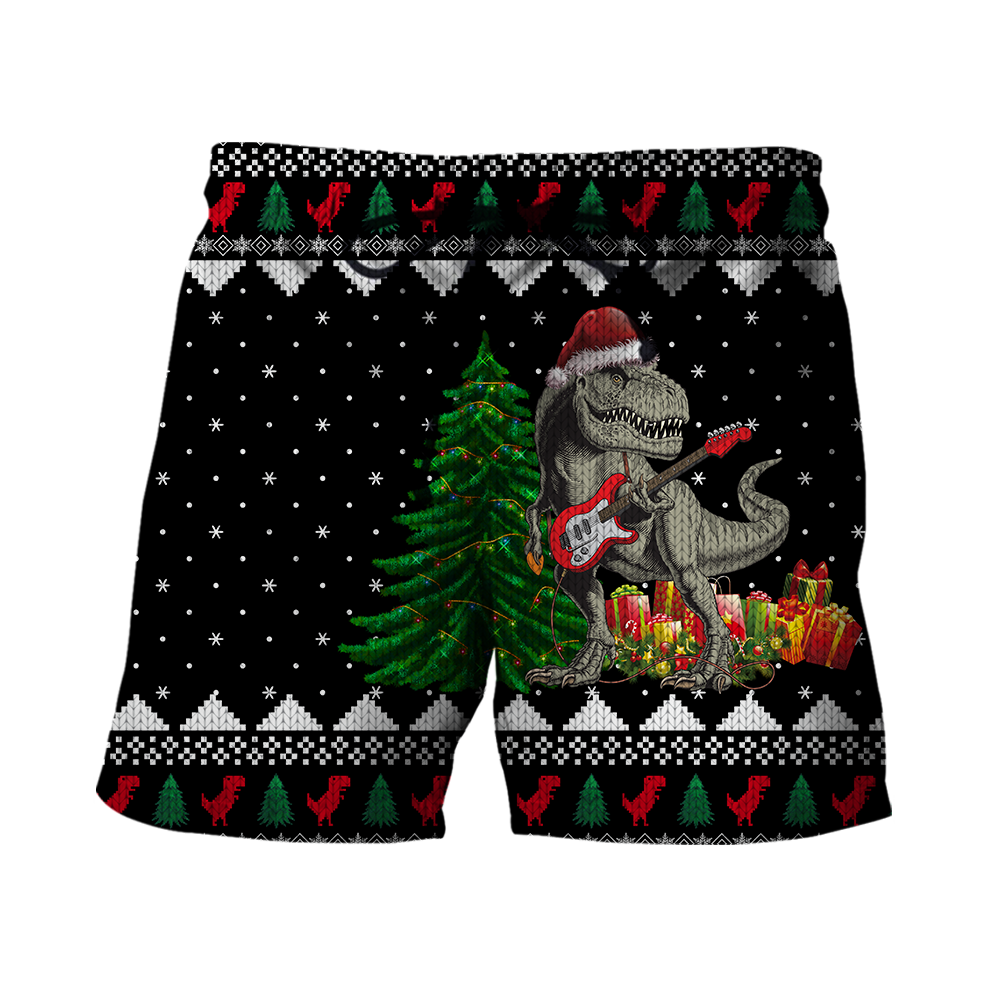 Dinosaur Christmas 3D all over printed shirts