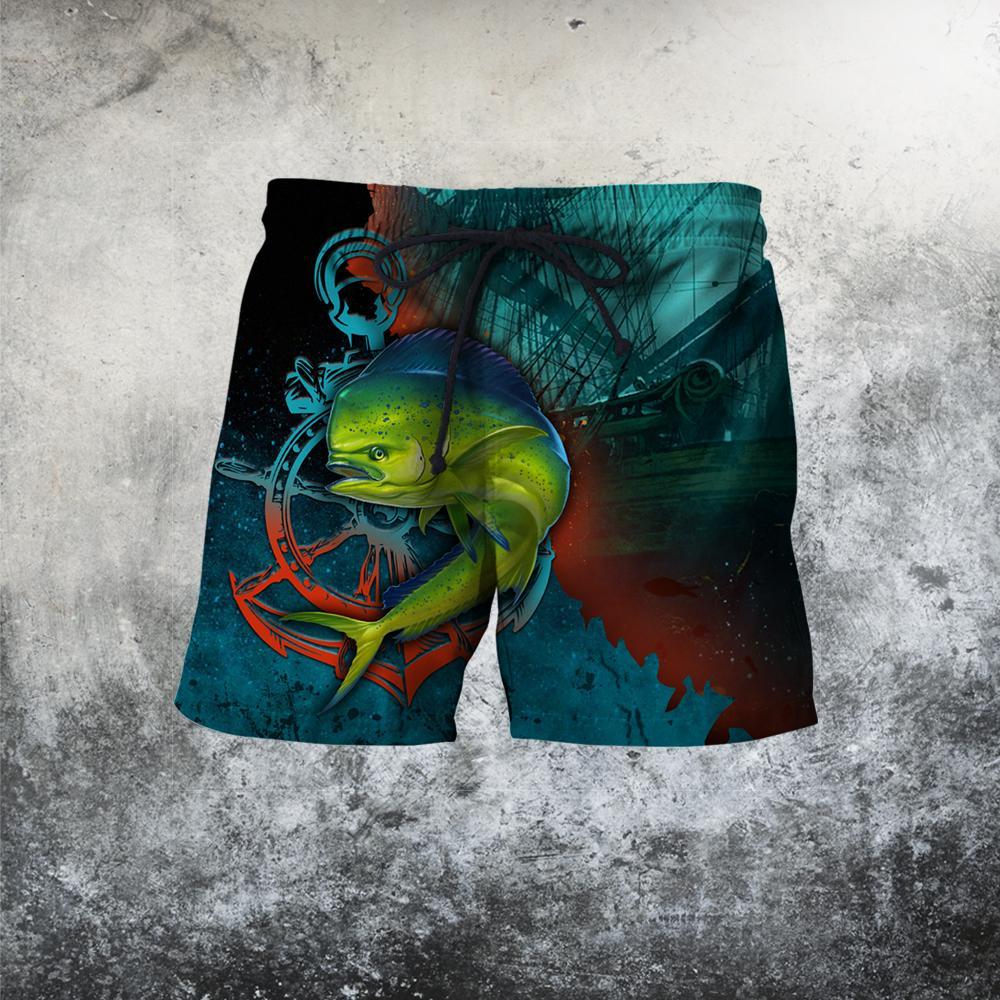 Mahi mahi Fishing on the helm 3D all over printing shirts for men and women TR2404204 - Amaze Style™-Apparel