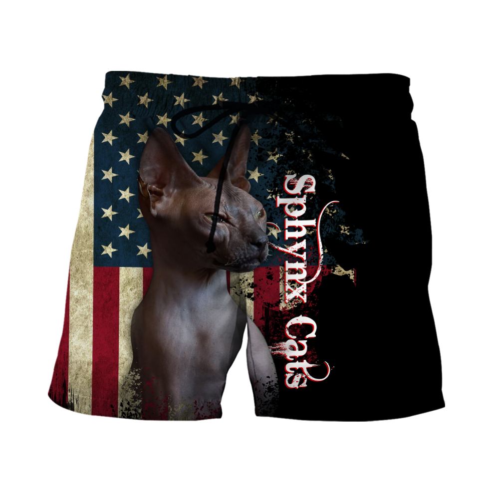 American Sphynx cat 3D printed shirts for men and women
