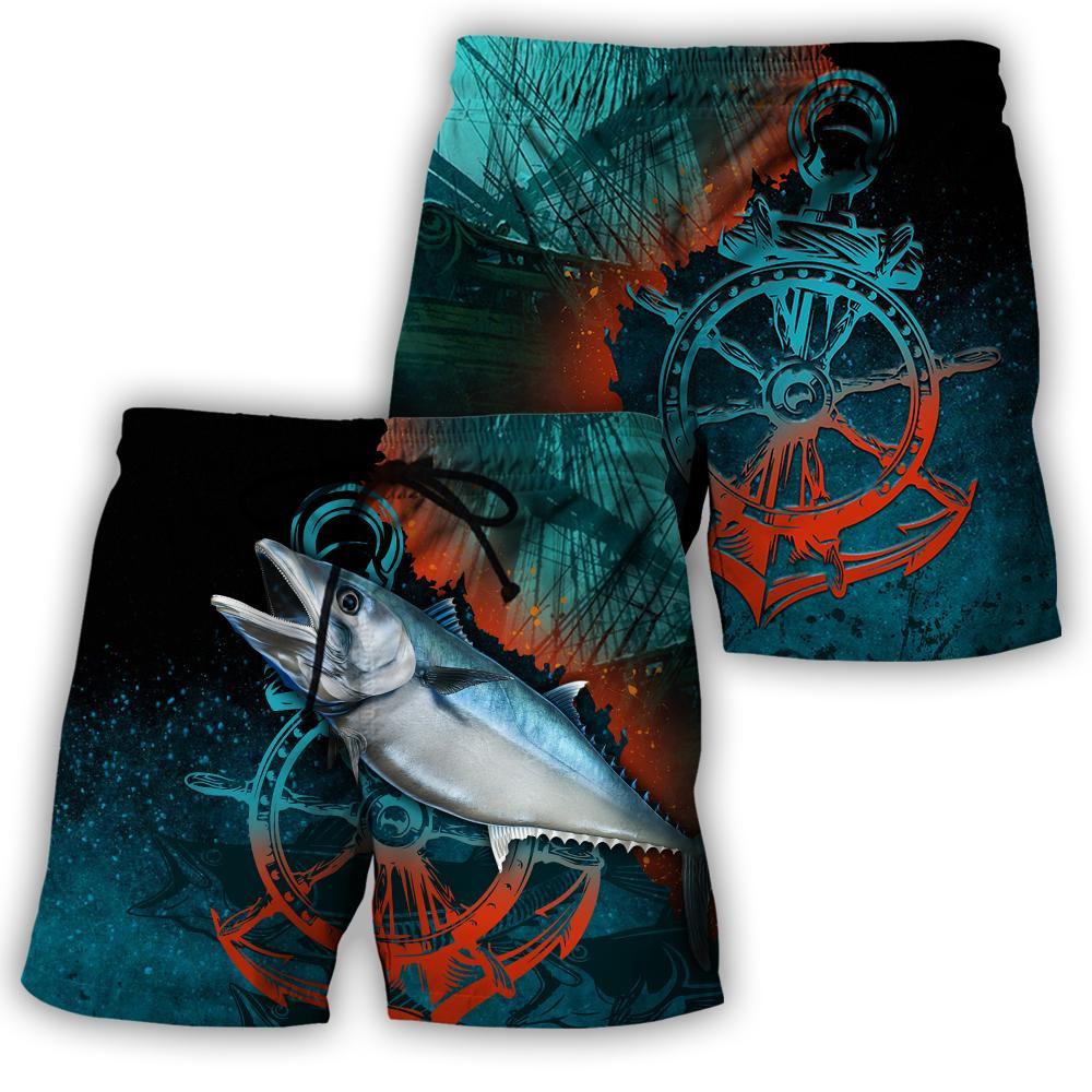 Ocean Fishing on the helm 3D all over shirts for men and women TR020301 - Amaze Style™-Apparel