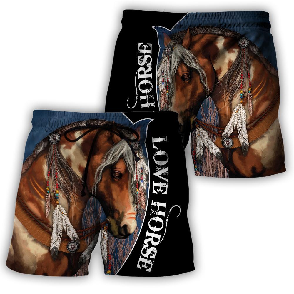 Beautiful Horse 3D All Over Printed Shirts For Men And Women TR2604200 - Amaze Style™-Apparel