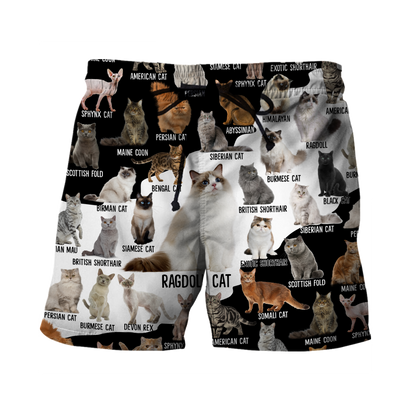 Love Cat Breeds World line premium hoodie sweatshirt