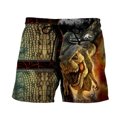Dinosaur T-rex Master 3D all over printed shirts