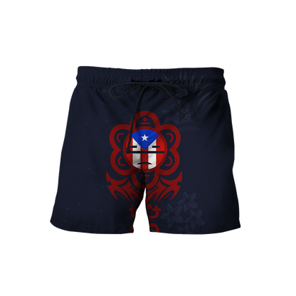 Puerto Rico Sol Taino All Over Print Shirts And Short NTN06202001-Apparel-TQH-Shorts-S-Vibe Cosy™