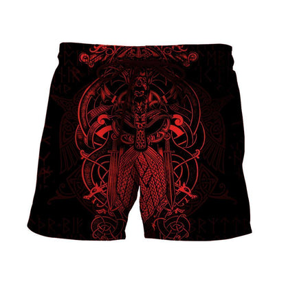 Vikings - The Raven Red of Odin Tattoo - Amaze Style™-Apparel