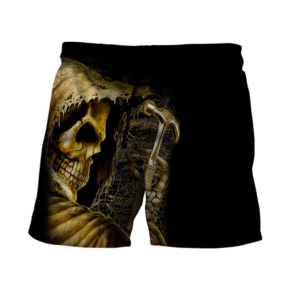 Skull Roofer All Over Printed Hoodie For Men MEI