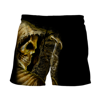 Skull Roofer All Over Printed Hoodie For Men MEI