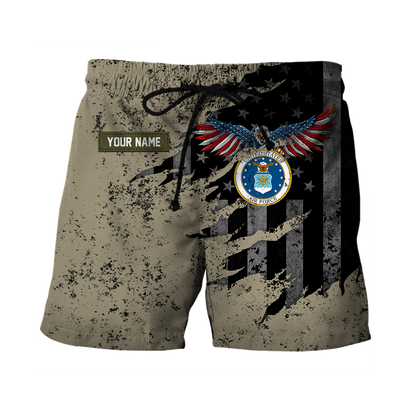 Veteran US Air Force in my heart 3D shirts for men and women Proud Military