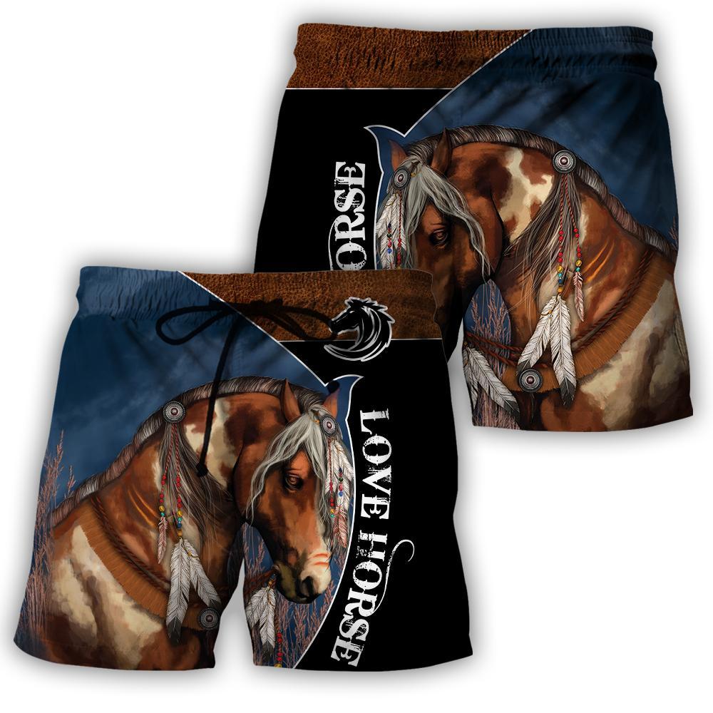 Love Beautiful Horse 3D All Over Printed Shirts TR0905202 - Amaze Style™-Apparel