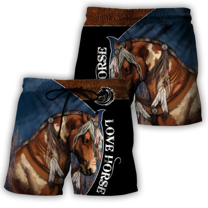 Love Beautiful Horse 3D All Over Printed Shirts TR0905202 - Amaze Style™-Apparel