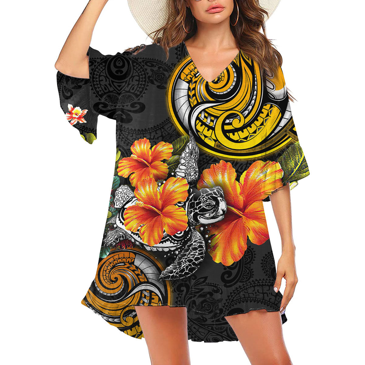 Polynesia No 3 Swimsuit Cover Up