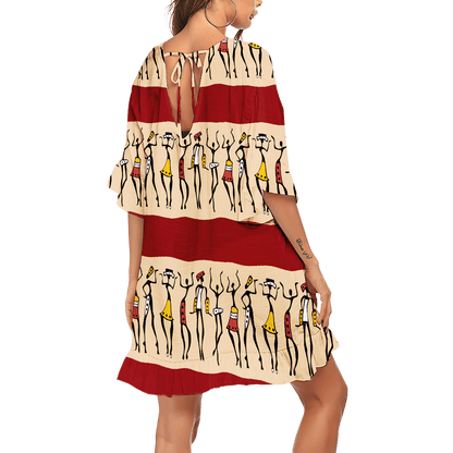African Culture No 1 Swimsuit Cover Up MH08072101