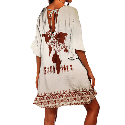 African Girl No 1 Swimsuit Cover Up NTN07032001