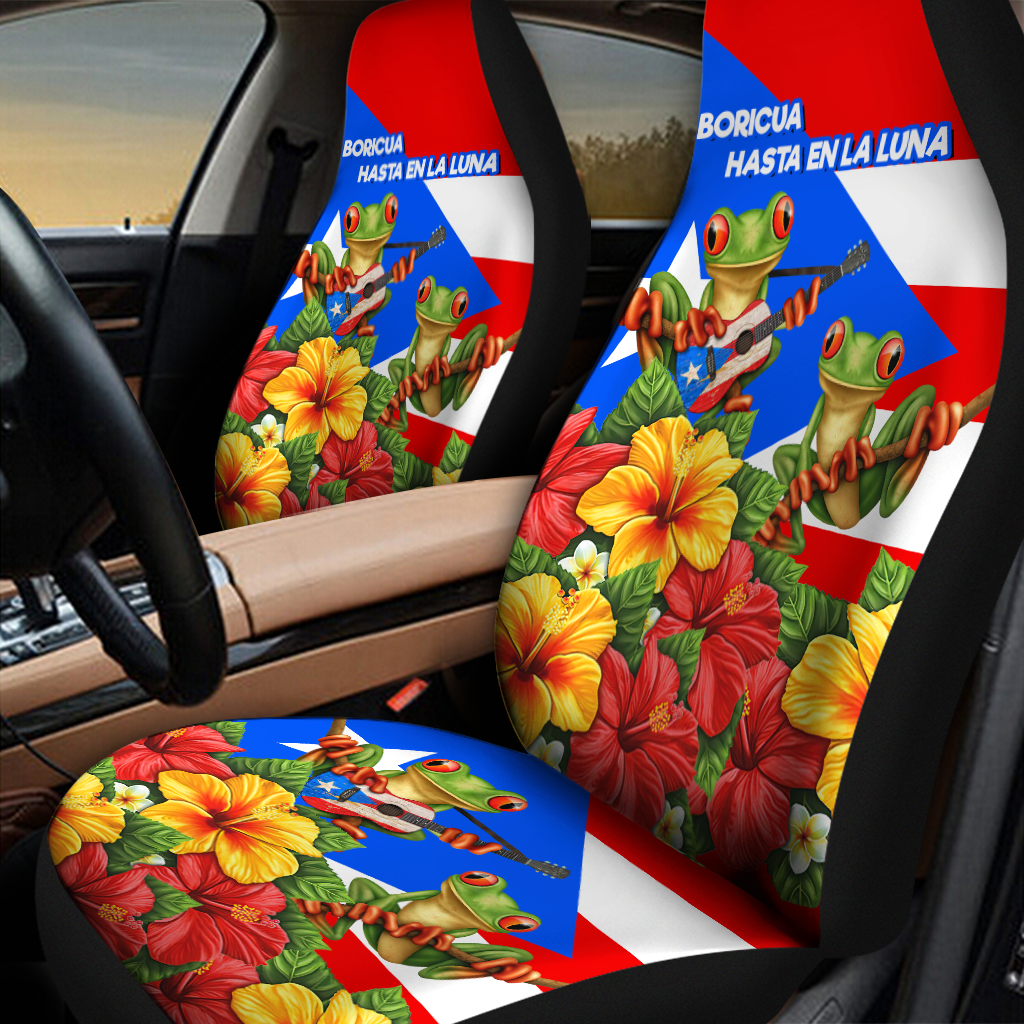 Customize Name Puerto Rico Car Seat Cover MH24032101.S3