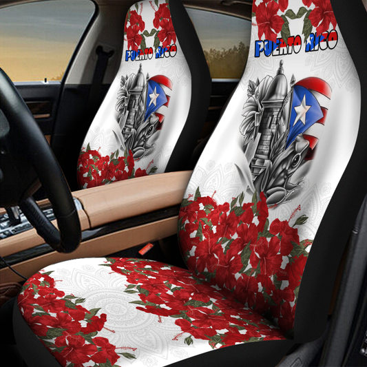 Manga Flower Puerto Rico Car Seat Cover MH24022104