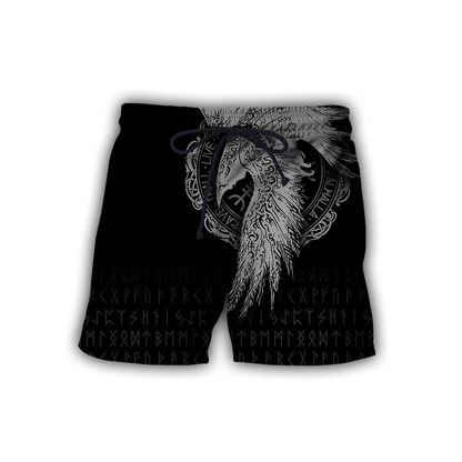 Premium Viking Raven Tattoo 3D Printed Unisex Shirts NTN24032102