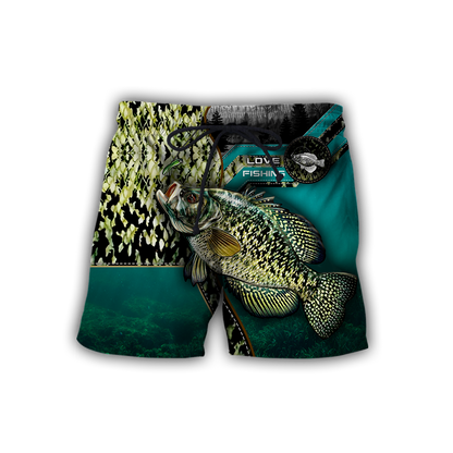 Custom name Crappie Master Fishing camo 3D print shirts