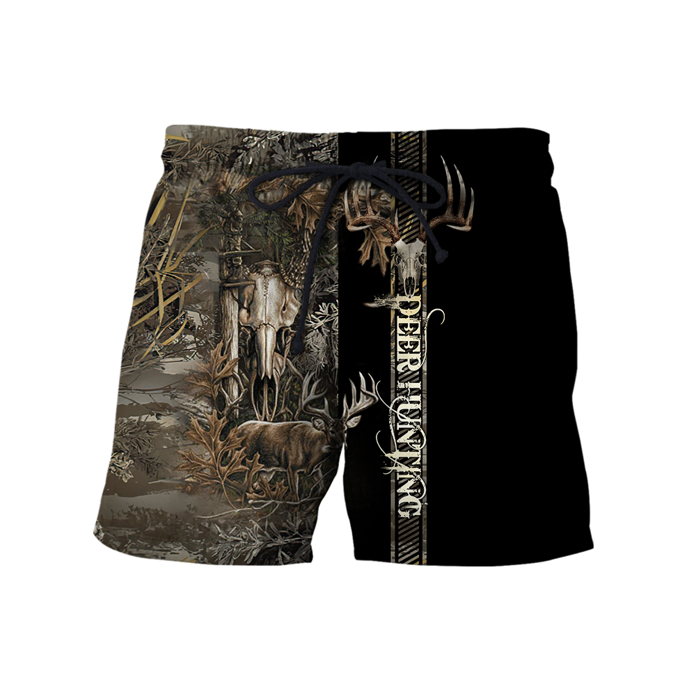 Premium Deer Hunting for Hunter Camo 3D Printed Unisex Shirts
