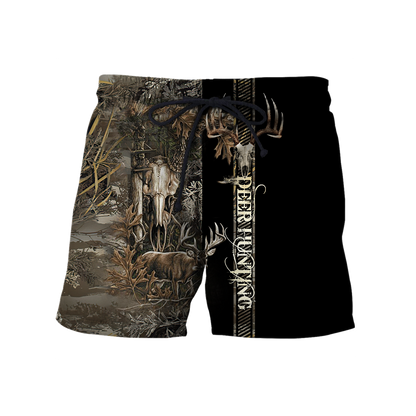Premium Deer Hunting for Hunter Camo 3D Printed Unisex Shirts