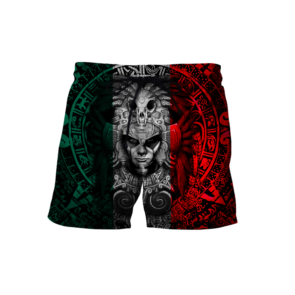 Aztec Warrior Mexico 3D All Over Printed Hoodie