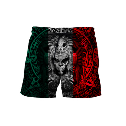 Aztec Warrior Mexico 3D All Over Printed Hoodie