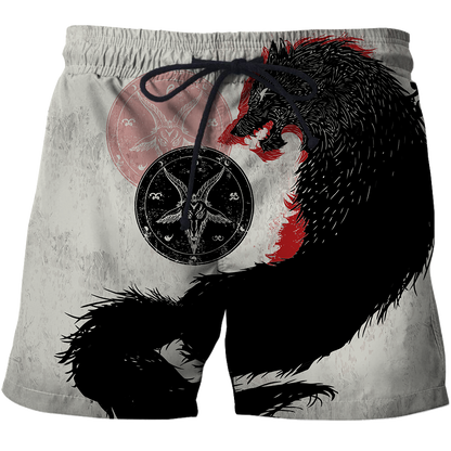 Satanic Wolf Hoodie For Men And Women