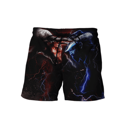 Tmarc Tee Bull Riding Red Blue Fight Cross 3D All Over Printed Unisex Shirts