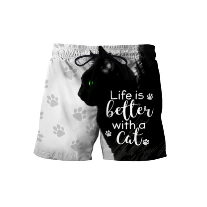 Black Cat 3D All Over Printed Shirts