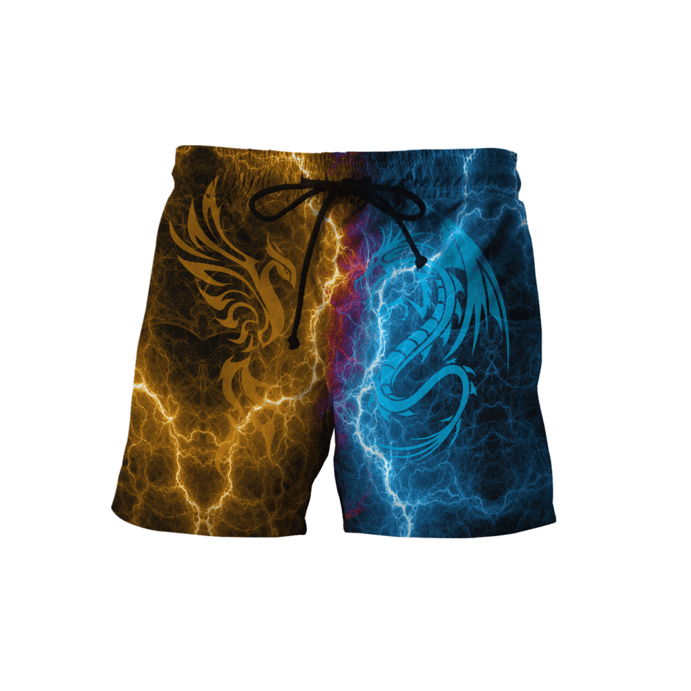 The Power Of Three Souls Dragon Phoenix Lion 3D All Over Printed Unisex Shirts