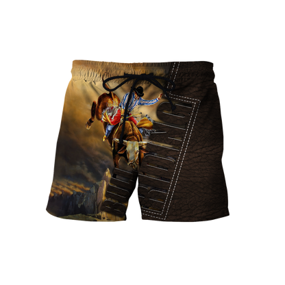 Customize Name Bull Riding 3D All Over Printed Unisex Shirts Bull Rider