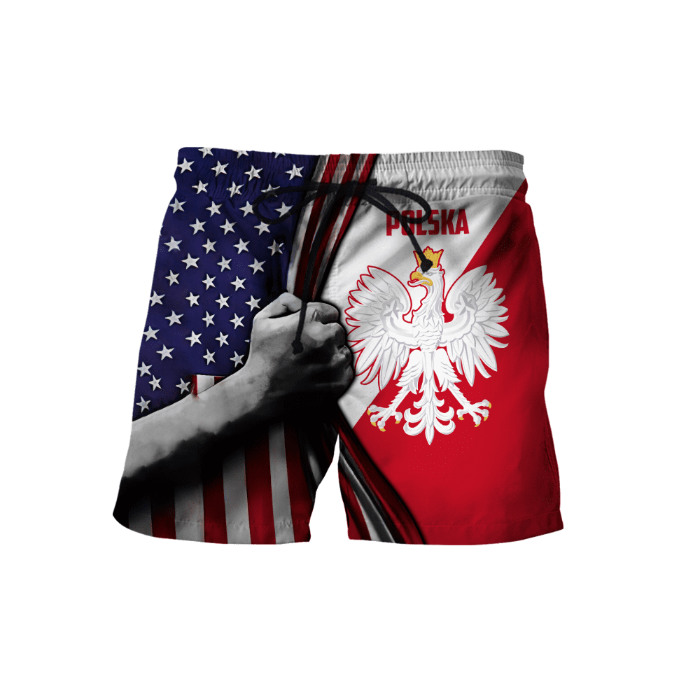 Personalized Polska American 3D All Over Printed Unisex Hoodie