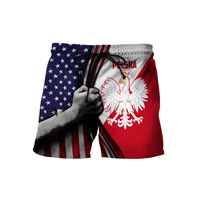 Personalized Polska American 3D All Over Printed Unisex Hoodie