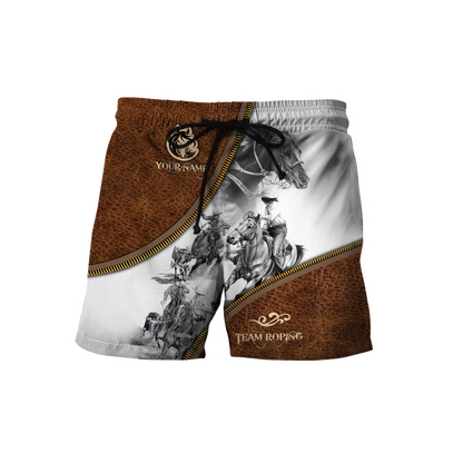 Personalized Name Bull Riding 3D All Over Printed Unisex Shirts Team Roping Zipper