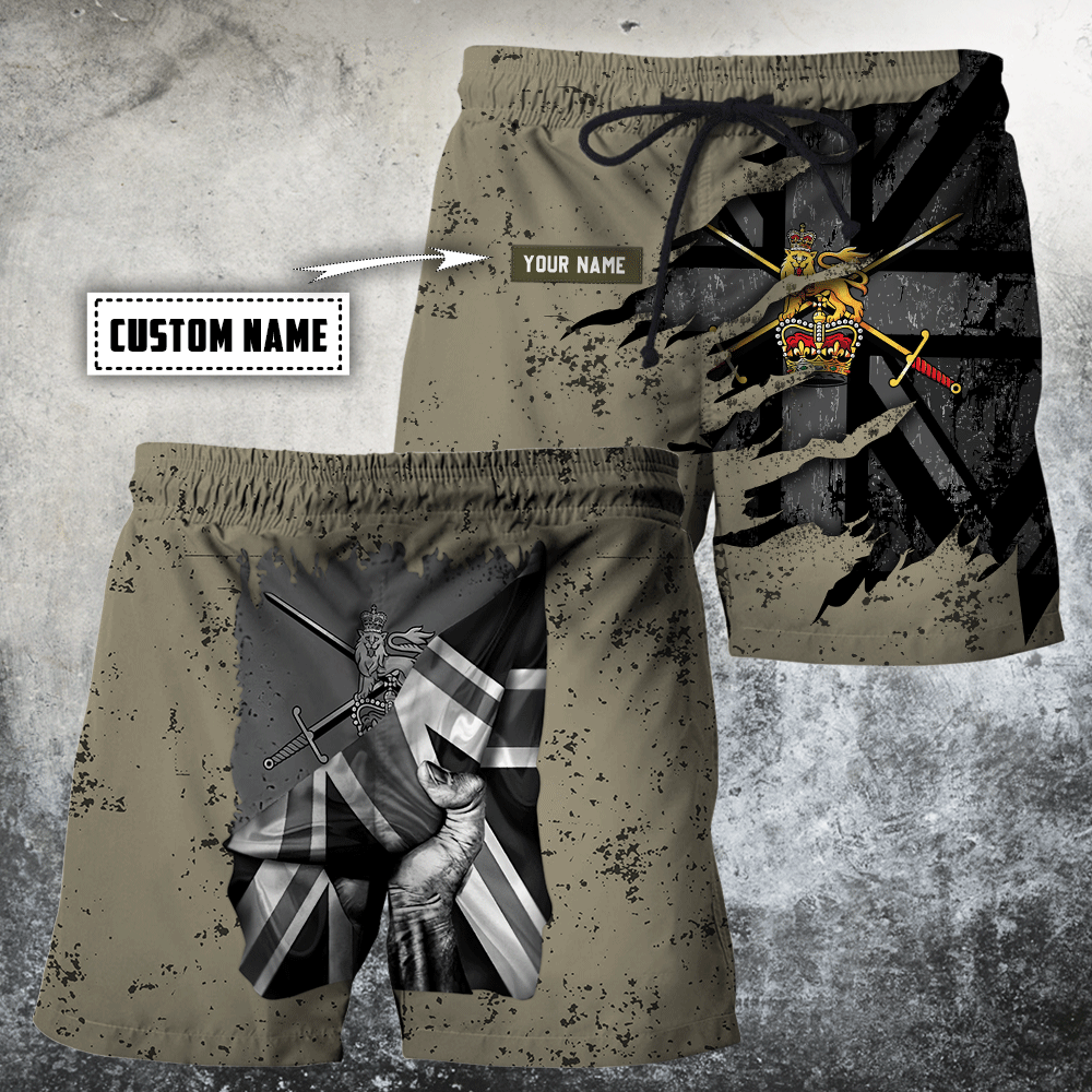 Custom name British Camo 3D Design Print Shirts