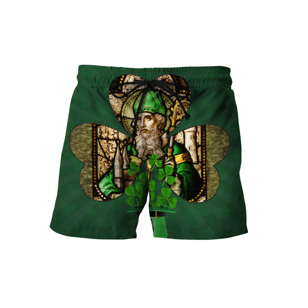 Custom name Shamrock Saint Patrick's Day 3D Design print shirts