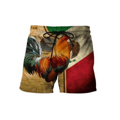 Rooster Mexico 3D All Over Printed Hoodie