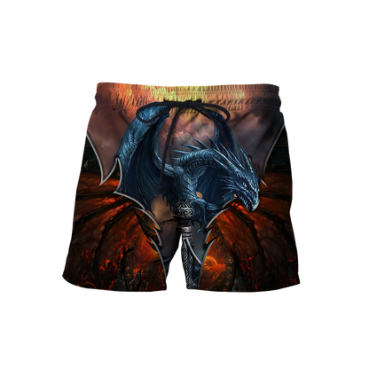 Premium Blue Dragon All Over Printed Shirts For Men And Women MEI
