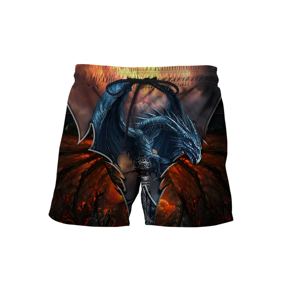 Premium Blue Dragon All Over Printed Shirts For Men And Women MEI