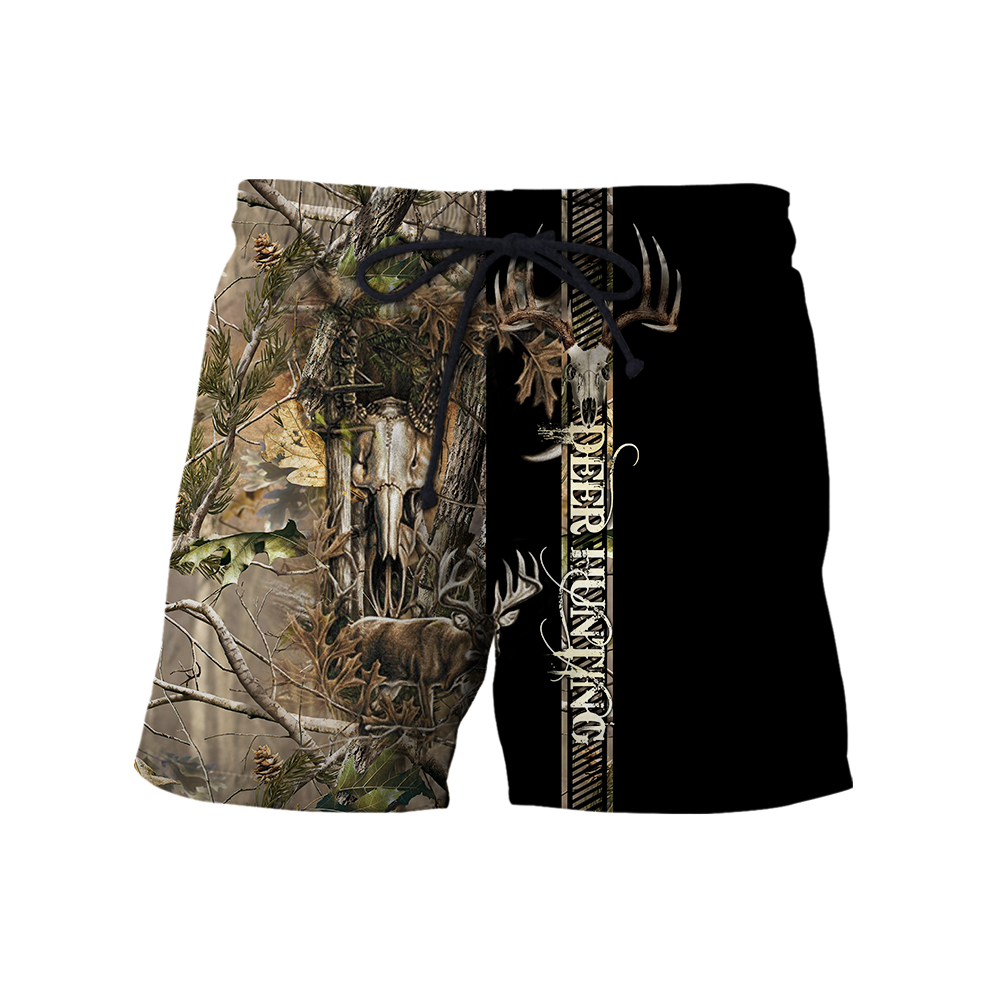 Premium Deer Hunting for Hunter Camouflage 3D Printed Unisex Shirts