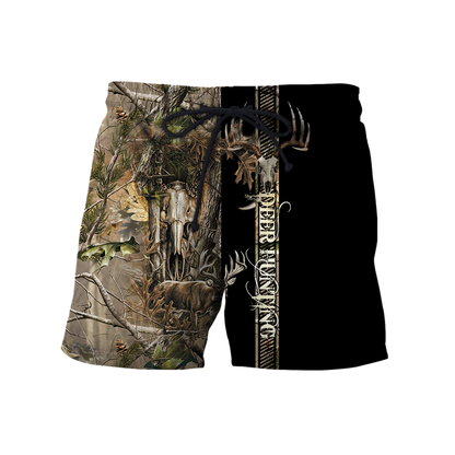 Premium Deer Hunting for Hunter Camouflage 3D Printed Unisex Shirts