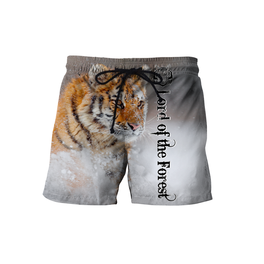 Customize Name Tiger 3D All Over Printed Shirts