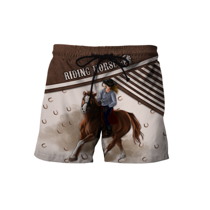 Riding Horse 3D All Over Printed Unisex Shirts