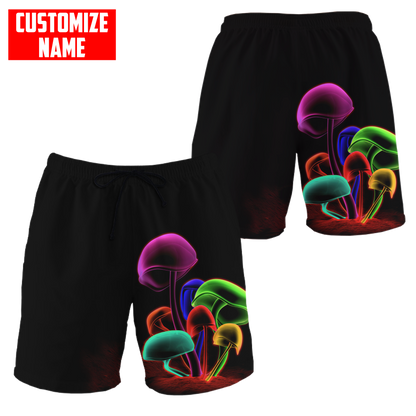 Customize Name Mushroom Hippie 3D All Over Printed Unisex Shirts