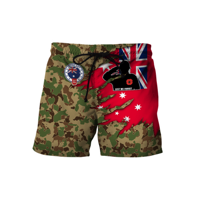 Tmarc Tee Anzac day remembrance Kiwi and Australia Camo 3D print shirt