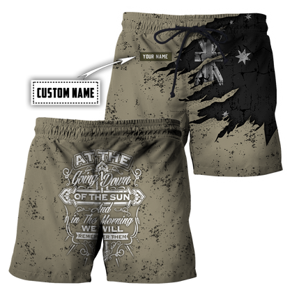 Tmarc Tee Custom name Australian Army Camo 3D Design Print Shirts