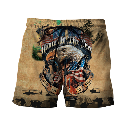 U.S Army veteran Home Free custom name design 3d print shirts Proud Military