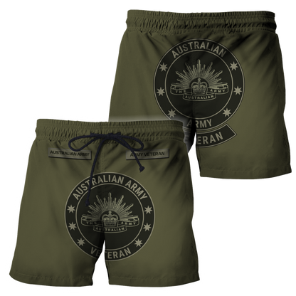 Personalized Australian Army Veteran 3D All Over Printed Unisex Hoodie